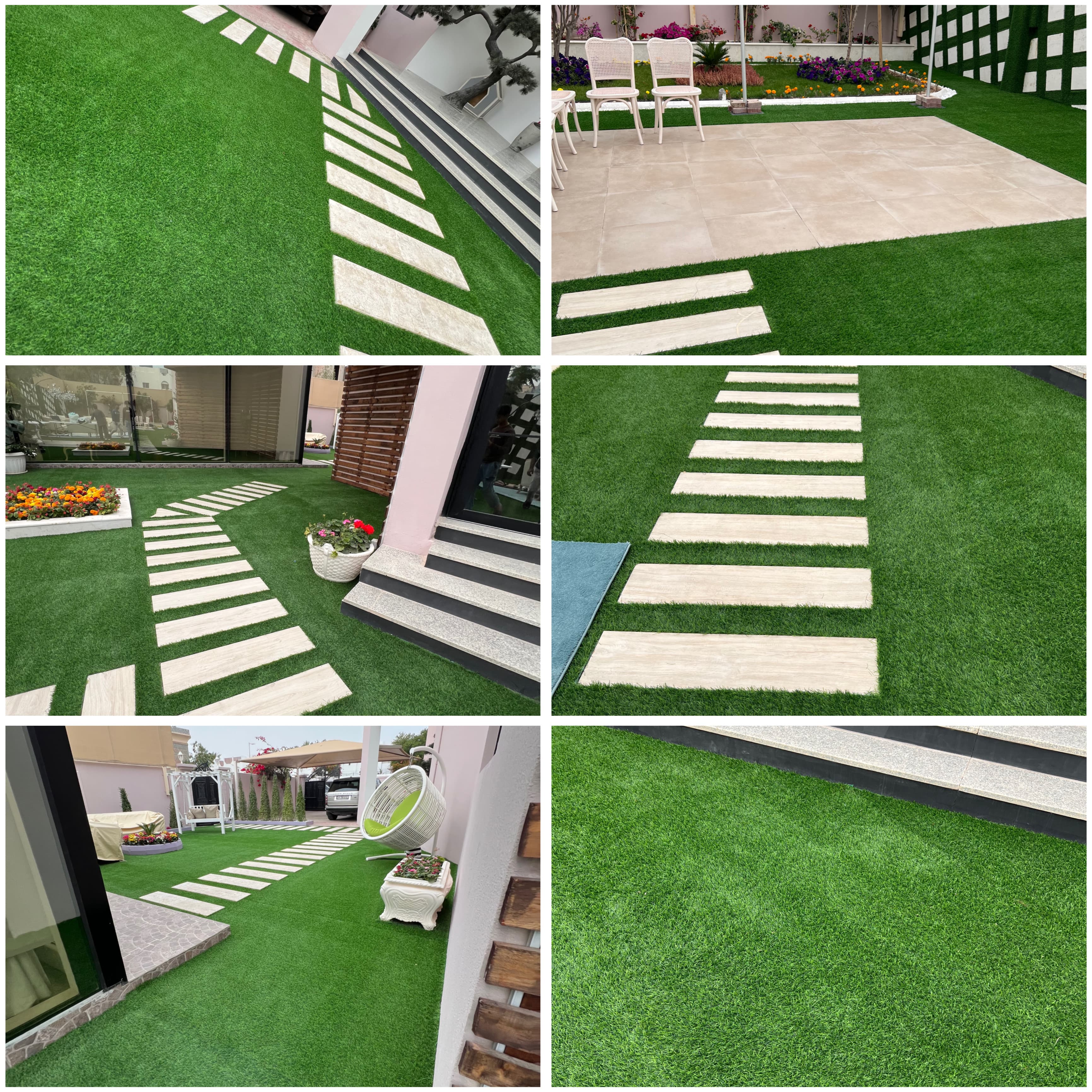 artificial green grass carpet